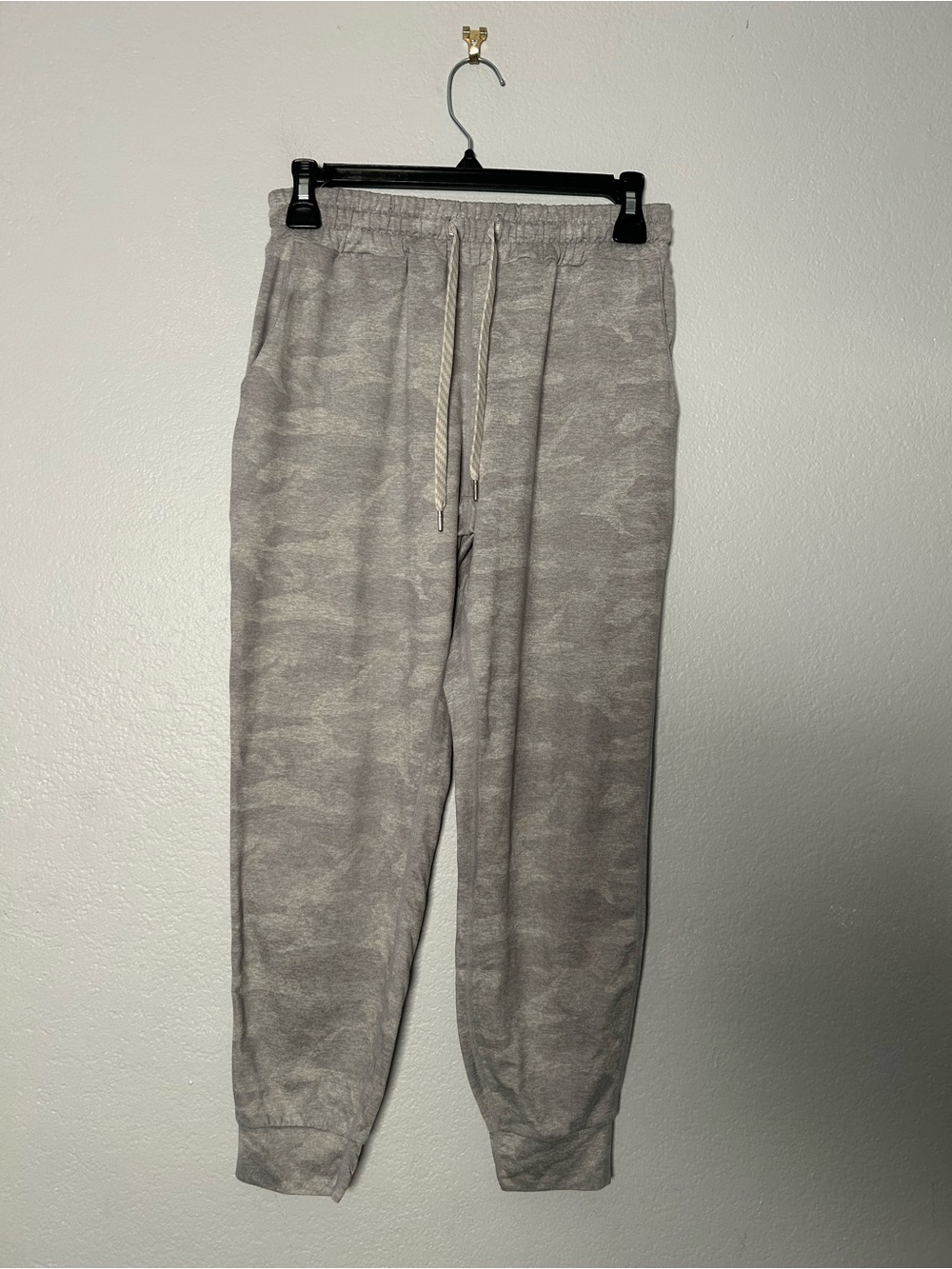 Vuori Light Gray Subtle Camo Jogger pants